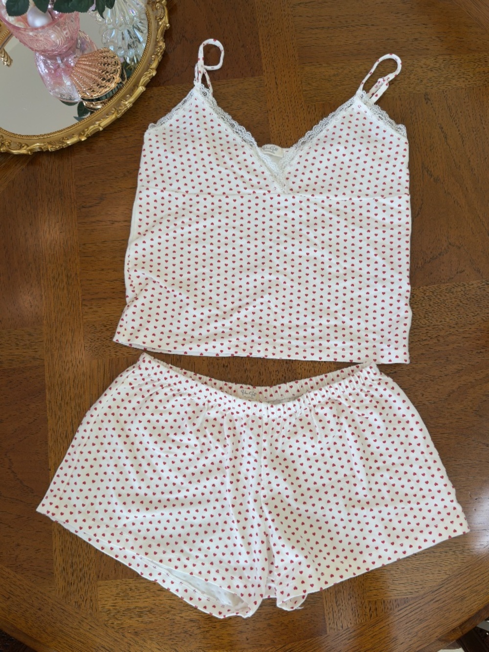 John Galt Red Heart Matching Set